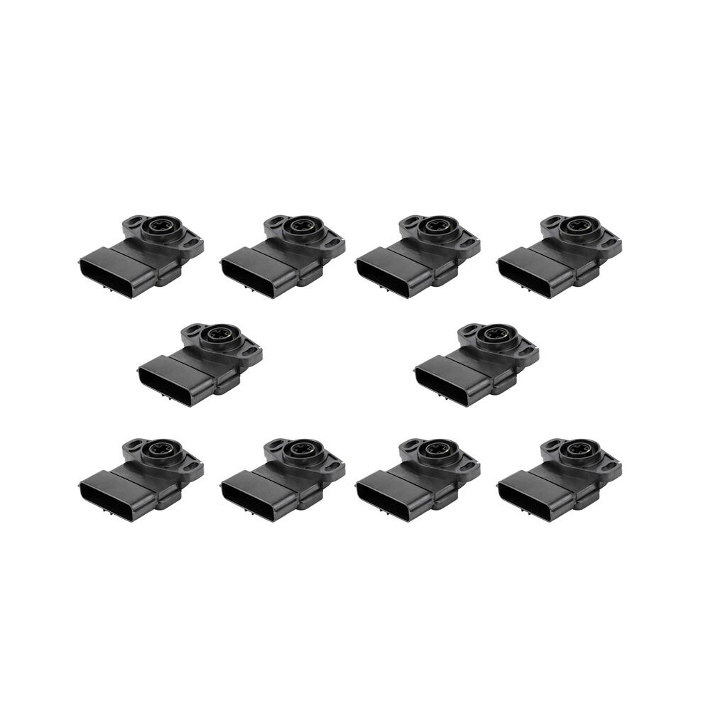 10X Mr578790 Mr578861 Mr578862 Mr475079 Tps Throttle Position Sensor 8Pins For Outlander 2.4L Black 6032573860891
