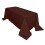 Nappe rectangulaire en polyester BalsaCircle chocolat 8