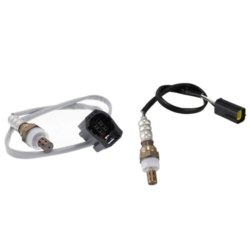 2 Pcs Black Oxygen Sensor Plastic Metal Sensor, A & B