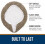 Μαλακό κάλυμμα καπακιού τουαλέτας από σενίλ, πλένεται στο πλυντήριο, 17,5x15", 3