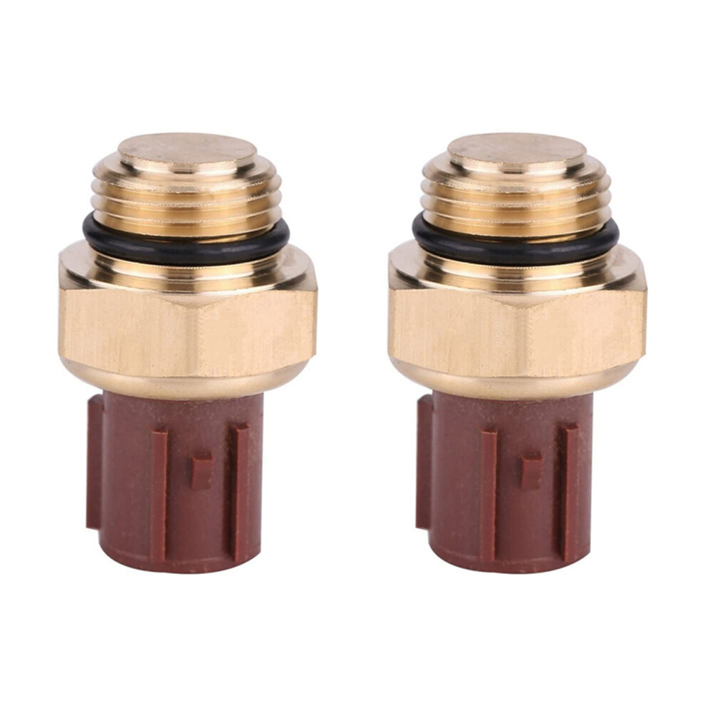 2X Radiator Coolant Fan Water Temperature Sensor Replacement Car Accessories For 37760-P00-003 6031011464196