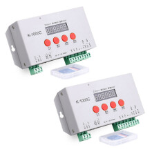 2X K-1000C Controller K1000C WS2812B WS2811 APA102 T1000S WS2813 LED 2048 Pixel Program Controller DC5-24V
