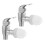 Replacement push-style spigot for beverage dispenser 2 pcs 6