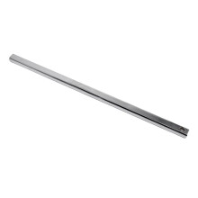 16 in Polished Steel Steering Shaft U-Joint Link 16Inch Length Straight Rod 3/4 in DD Steering Shaft Machined Street Rod