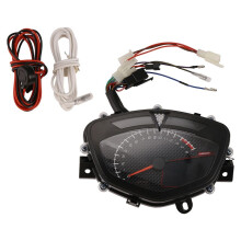 Motorcycle Meter Gauge Instrument 7 Color LCD Speedometer Water Temp RPM Odometer for  LC135 C8