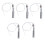 5X Stainless Steel Breaking Water Level Sensor Horizontal Float 2