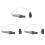 3X Sauerstoffsensor für  Teana Tiida Micra März Altima Maxima Qx56 Pathfinder Lambda 22690Ed000 22690-Ed000 1