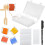 Embroidery Floss Organizer - Thread Storage Box with 24 Removable Compartments, 40 Hard Plastic Floss Bobbins & Stickers 5
