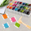 Embroidery Floss Organizer - Thread Storage Box with 24 Removable Compartments, 40 Hard Plastic Floss Bobbins & Stickers 6
