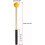 Percussion mallets rubber head wood handle 8 inch 2