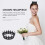 Baroque Round Crown Hair Accessory in Black 3