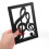 2pcs Iron Bookends Musical Note Shaped Bookshelf Book Ends Desktop Ornaments 6