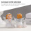 OUNONA Harz-Engelfiguren-Set, 2-teilig 3