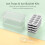 4-Pack Silicone Ice Cube Trays with Lids and Storage Bin 5