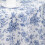 White & Blue French Toile Polyester Round Tablecloth – 4