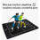 Quadro Eletrônico LCD de 8,5 Polegadas para Treinamento de Futebol, com Caneta e Função de Marcação Estratégica. 4