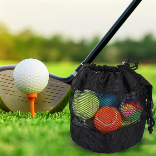3 PCS   Bag Mesh Bag with Drawstring Net Fabric Bag   Drawstring Bag 1