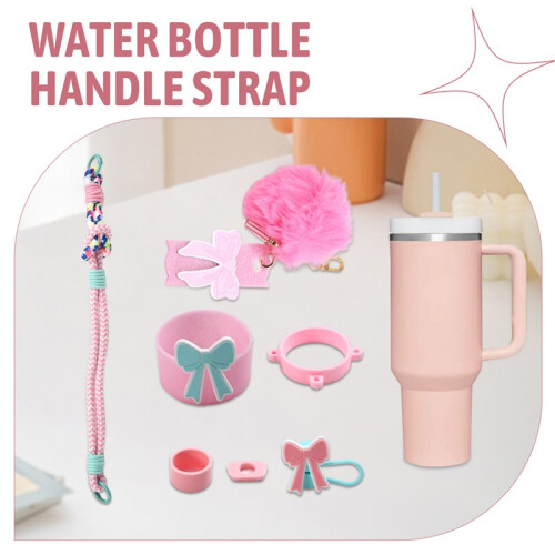 Cup Accessories for  Cup 30oz 40oz Straw Cover Cap Water Bottle Handle Strap Boot Chains