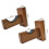 2PCS Baseball Bat Display Case,Baseball Bat Hanger Holder, Wall Mount Baseball Bat Horizontal Rack,Baseball Bat Bracket 8