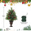 Christmas Tree 2ft Tabletop with 70 Warm White LEDs 3