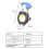 Keychain Light Versatile Led Keychain Work Light Rechargeable  Flashlight with Screwdrivers Bottle Opener A 9