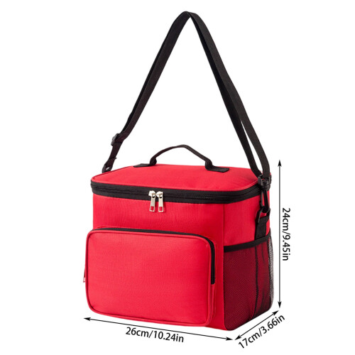 Insulated Lunch Bag Leak-Proof Cooler Tote with Adjustable 1