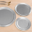 Teglia per pizza in alluminio con bordo stretto, 25 cm 4