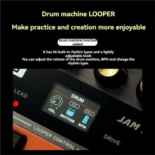 JOYO JAM BUDDY II Electric Guitar Amp All-in-One Amp Effects Pedal USB OTG Out 14 Amp Models Drum Machine/Looper/ C