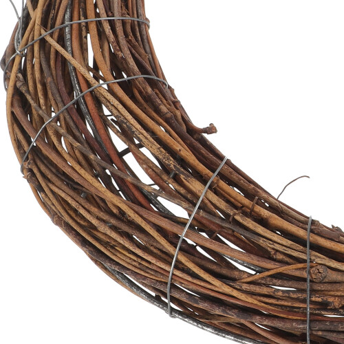 Στεφάνι γιρλάντας Smilax Glabra Rattan Πλαίσιο φεγγαριού με κορδέλα Διακόσμηση 2