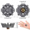 50Piece  Spikes,  Cleats Replacement with Cleat Spanner, Metal Thread Screw 6 mm Soft Pins Stud 3