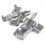 75Pcs Greenhouse Glazing Clips Z-Type Clips Overlap Fixing Replacement Greenhouse Tools Fixing Replacement 3