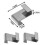 75Pcs Greenhouse Glazing Clips Z-Type Clips Overlap Fixing Replacement Greenhouse Tools Fixing Replacement 7