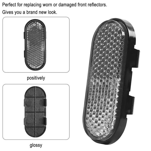 For  4 Lite 2nd Gen Scooter Reflective Front Strap Folding Pole Protector Safety Night Warning Protector 1