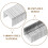 3 Count Code Nail Pneumatic Staples for Woodwork Heavy Duty Stapler 7