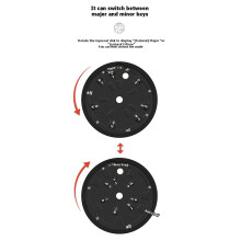 Guitar Chord Wheels Music Fifths Wheel Melody Tool Guitar Chords Music Disc for Piano Guitar Learning Tool