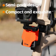 LiLioo Folding Bike Pig Nose Lamp Stand for Inspire Action Camera Holder for DAHON Bicycle Adapter B