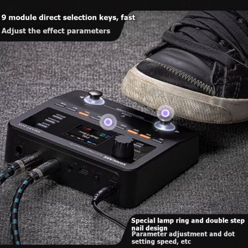 Sonicake Smartbox Digital Multi-Effects Processor Electric Guitar Effects Pedal, Bass, Drum Machine, Internal Recording 2