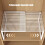 Expandable Wardrobe Shelf - Stackable Organizer, Shoe Divider, Adjustable Width, for Closet & Pantry, Space Optimization Rack, White 7