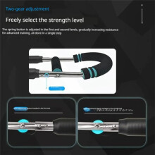 Twister Arm Trainer U-Shaped Spring Workout Bar Adjustable Chest Workout for Muscle Building Workout Gym Home Fitness