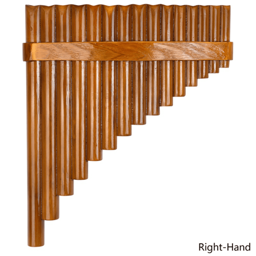 Natuurlijke bamboe fluit (pan) blaasinstrument, linkshandig model 1