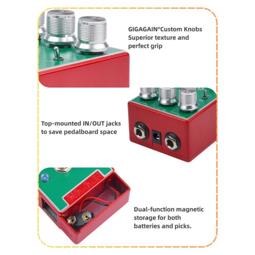 Scteamer A078GIGAIN Overdrive Pedal for Simulating Overdrive Effects - Overload Effects 2