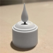 6Pcs Flameless Tea Lights Candles with Charging Station Remote Control LED Tea Lights Candles for Halloween Anniversary