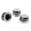 Metallgitarknotter, volum og tonekontroll, 3 stk. 3