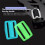 2pcs Scuba Diving Belt Webbing Keeper Fits 5cm Webbing Adjustable Webbing Buckle BCD Accessories Wihte(Luminous ) 5