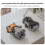 Gimbal Camera Lens Cap for   5 Pro Frog Lens Protective Cover Quick Release Protective Case Drone Accessories 6