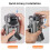 Gimbal Camera Lens Cap for   5 Pro Frog Lens Protective Cover Quick Release Protective Case Drone Accessories 8