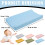 Muslin Cotton Changing Pad Cover Soft Breathable with 3