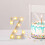Letras luminosas de LED rosa com glitter de 30 cm (12 polegadas) 4