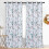 Floral Thermal Curtains 52" x 84", 2-Panel Grommet Set 2