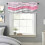 Pink Gradient Water Ripple Valance 54x18in 3